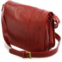 tmc naturalleather 9477 womens messenger bag in red