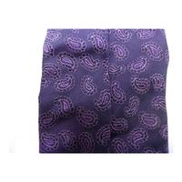 tm lewin purple paisley silk tie