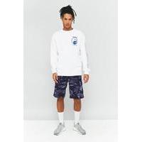 TM London Blue Tiger Camo Cargo Shorts, BLUE