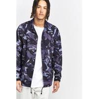 TM London Blue Tiger Camo Coach Jacket, BLUE