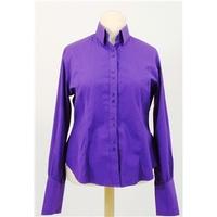 TM Lewin Size 18 Purple Long Sleeved Shirt