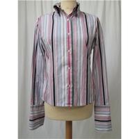 tm lewin multi coloured long sleeved shirt