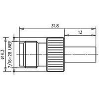 tnc connector socket straight 50 telegrtner j01011a2287 1 pcs