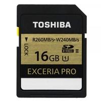 toshiba 16 gb exceria pro 16gb sdhc uhs class 3 memory card