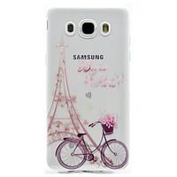 Tower Pattern TPU High Purity Translucent Openwork Soft Phone Case for Samsung Galaxy J310 J510 J710 G530 G360