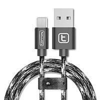 torras USB 2.0 Micro USB 2.0 Braided Cable For Samsung Huawei Sony Nokia HTC Motorola LG Lenovo Xiaomi 200 cm Nylon Aluminum TPE