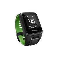 TomTom - Runner 3 GPS Watch Black/Green Small