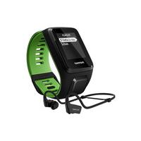 TomTom - Runner 3 Music/Cardio + Headphones GPS Watch Black/Green...