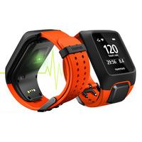 TomTom - Adventurer Music/Cardio GPS Watch Orange LG