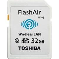 Toshiba FlashAir W-03 Wi-Fi SDHC Flash Memory Card 32GB
