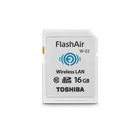 Toshiba 16GB FlashAir Wireless LAN SD Card W-03 Class 10 (SD-F16AIR03(8)