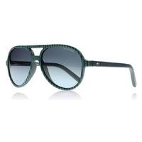 tommy hilfiger junior 1221s sunglasses green blue stripes 5tl