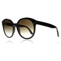Tom Ford Phillipa Sunglasses Shiny Black 01G 55mm