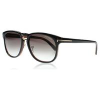 Tom Ford Franklin Sunglasses Black and Tortoise 01V