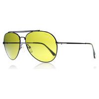 Tom Ford Indiana Sunglasses Shiny Black 01N 60mm