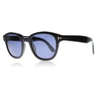 Tom Ford Garett Sunglasses Shiny Black 01V 49mm
