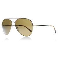 Tom Ford Indiana Sunglasses Shiny Rose Gold 28H Polariserade 60mm