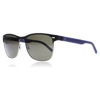 tommy hilfiger 1401s sunglasses matte black blue r51