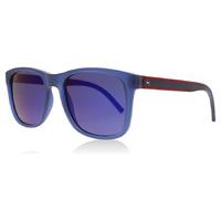 tommy hilfiger th1493s sunglasses blue pjp 53mm