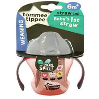 Tommee-Tippee Weaning Straw Cup 6m+ Pink