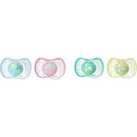 Tommee Tippee Soft Rim Soothers Girls (6-18 Months) 2