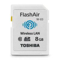 Toshiba 8GB FlashAir W-03 Class 10 Wireless LAN SD Card