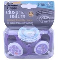 tommee tippee air flow soothers purple 3 9m