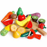 Toy Foods For Gift Building Blocks Wooden 3-6 years old Toys