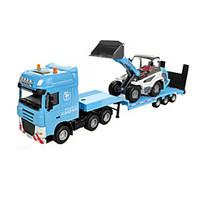 Toys Model Building Toy Forklift Metal ABS Rubber
