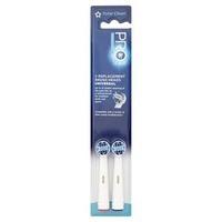 total clean replacement brush heads 2pk clear
