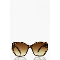 tortoise oversized sunglasses brown