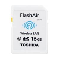 Toshiba SDHC FlashAir W-02 WiFi 16GB Class 10 (SD-F16AIR(BL8)