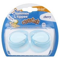 tommee tippee essentials cherry soothers 0 6m