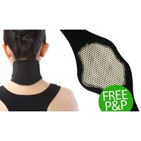 tourmaline thermal self heating neck pad