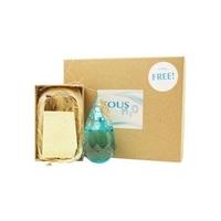 tous h2o edt plus free natural leaf juice soap gift set