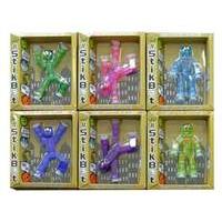 Toy Shed StikBot Figure (Pack of 6 Light Blue/Dark Blue/Green/Yellow/Purple/Pink)