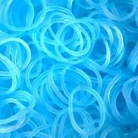 Toy Bands (glow Electric Blue) (600 X Bag)