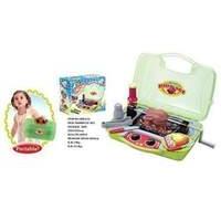 Toy Portable Barbecue Set with light and sound