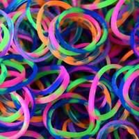 Toy Bands (rainbow Tie Dye) (600 X Bag)