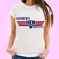 Top Hen Personalised White T-Shirt