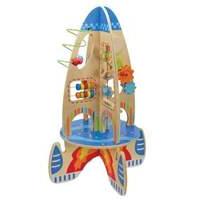 topway wooden activity rocket toy