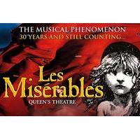 top price les misrables tickets and a meal for two