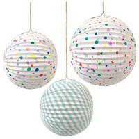 Toot Sweet Confetti Paper Party Lanterns