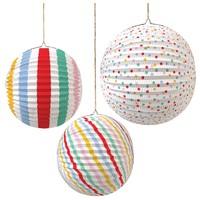 Toot Sweet Patterned Paper Party Lanterns
