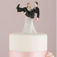 to have and to hold bride holding groom figurine