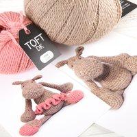 TOFT Hippo and Tutu Kit - Includes 125g DK Yarn and Patterns 357598