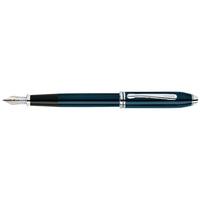 townsend quartz blue lacquer fountain pen