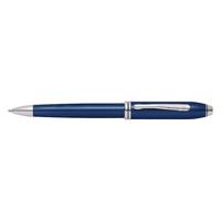 Townsend Polished Blue Quartz Lacquer Ballpoint