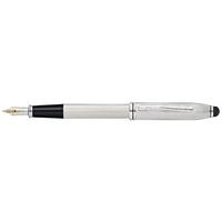 townsend brushed platinum plate fountain pen