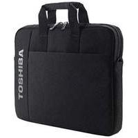 toshiba laptop case 16 inch 3 compartments padded lining shoulder stra ...